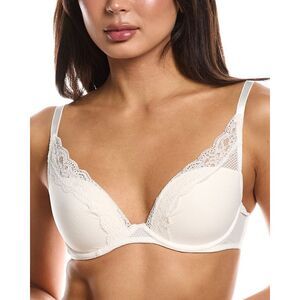 Passionata Womens  Brooklyn Plunge Lace T-Shirt Bra, White